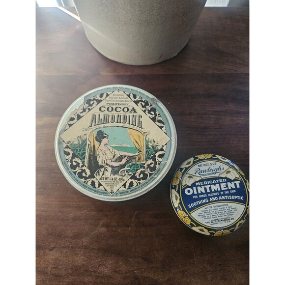 Two Vintage Tins Art Deco Style - Picture 4 of 9